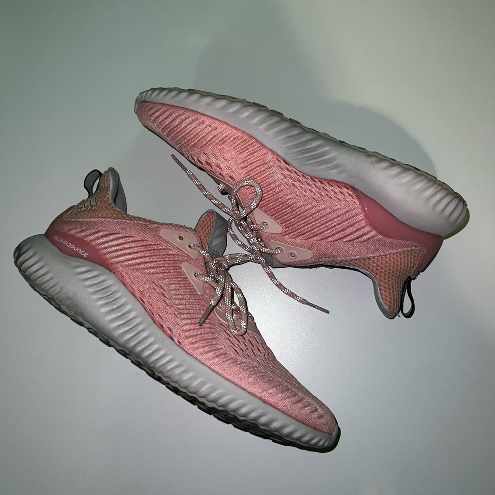 Adidas Women Pink Alphabounce Running Shoes